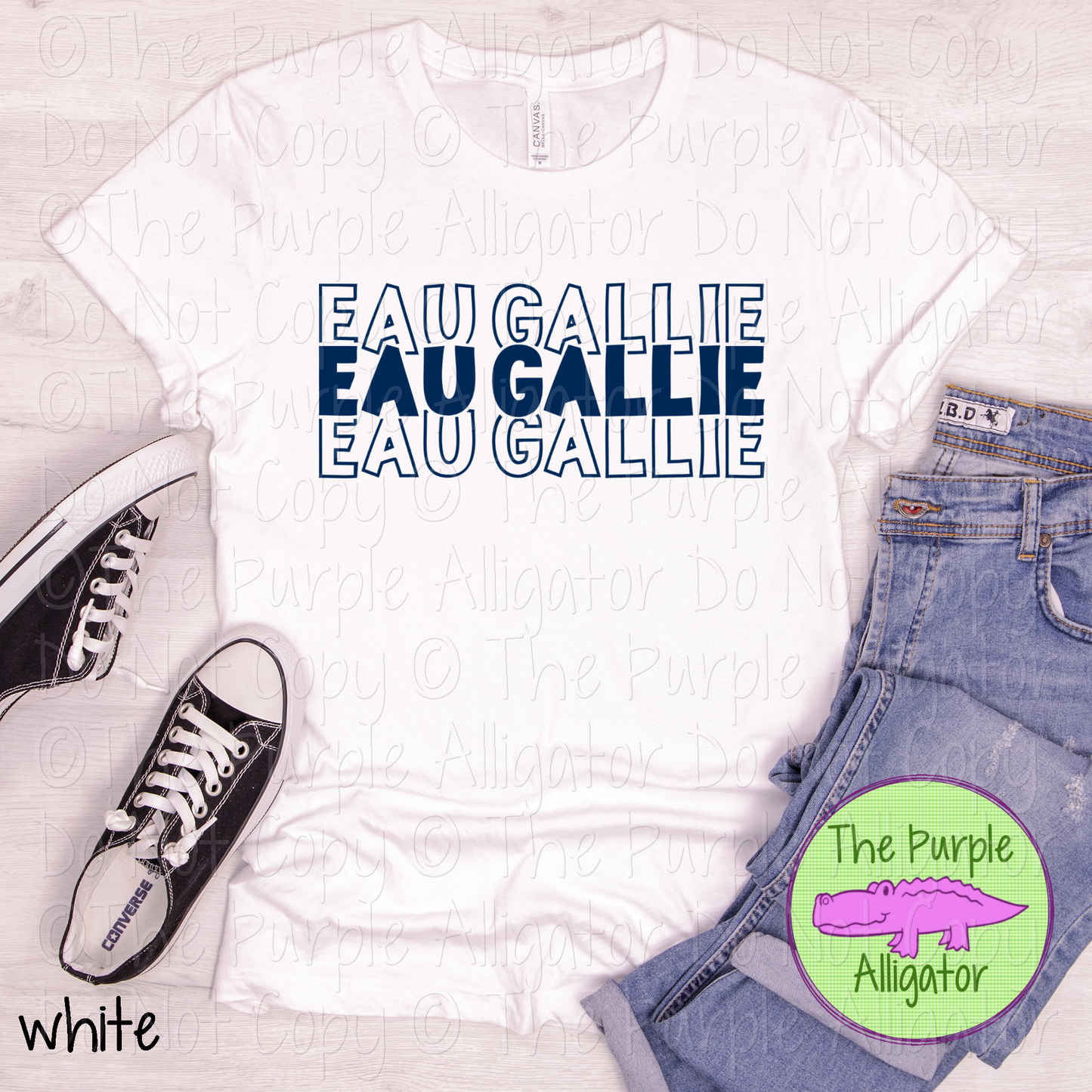 Eau Gallie Block Party - The Stacked Series | Bold Stacked Spirit Wear for Game Day & School Pride  0126 TPA