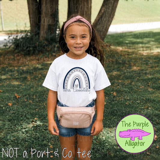 Viera Elementary Boho Rainbow | 3-Color School Rainbow Spirit Wear Design 0824 TPA