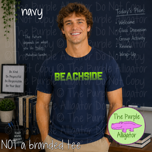 Beachside Championship – Bold Striped Game Day Spirit Apparel, Sports Fan Gear 0524 TPA