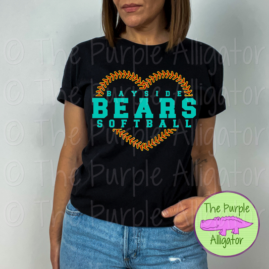 Bayside Bears Softball SC59 School Spirit (d2f TPA)