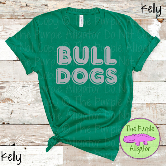 Bulldogs Bubble Roundabout – Custom Spirit Wear Mascot Apparel 0424 TPA