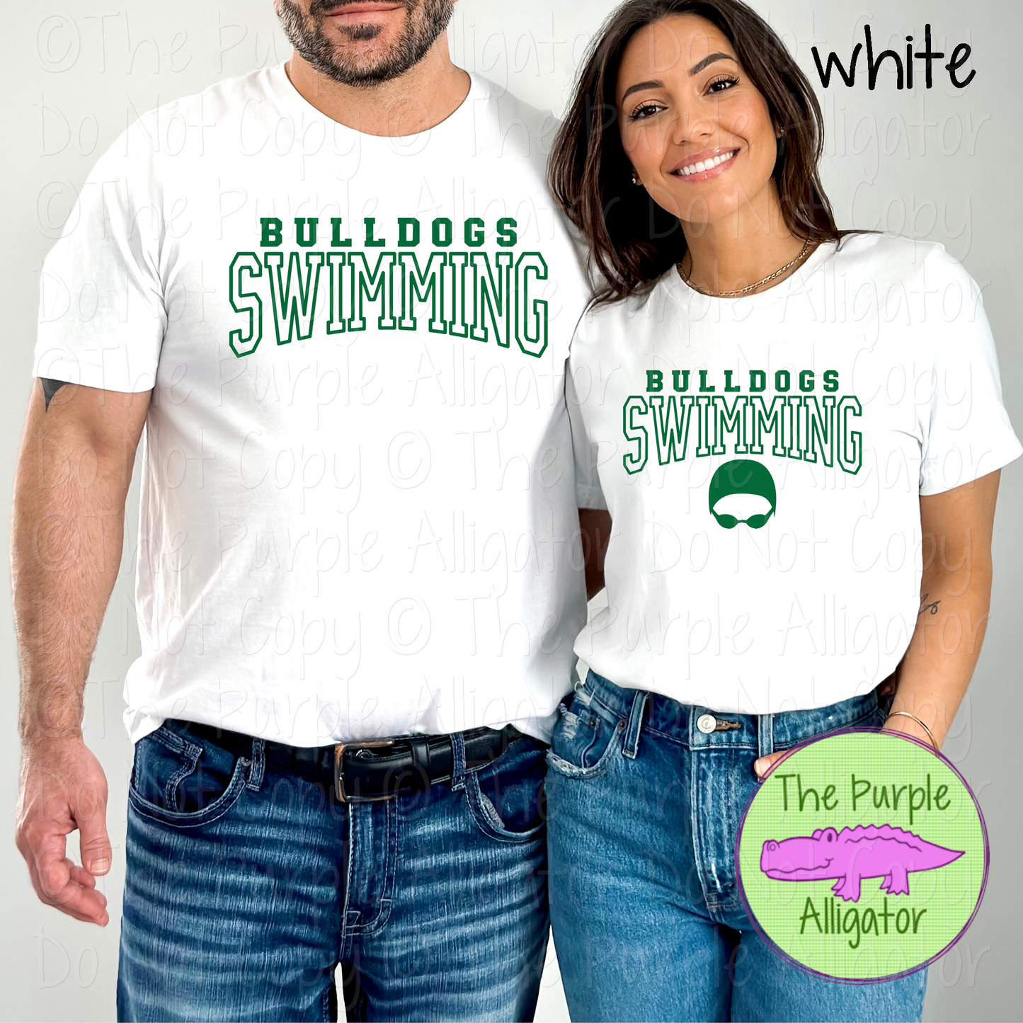 Bulldogs Swimming 2 - Custom Swim Spirit Wear Mascot Apparel 0626 TPA