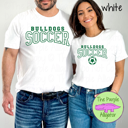 Bulldogs Soccer 31 - Custom Soccer Team Spirit Wear Mascot Apparel 0626 TPA