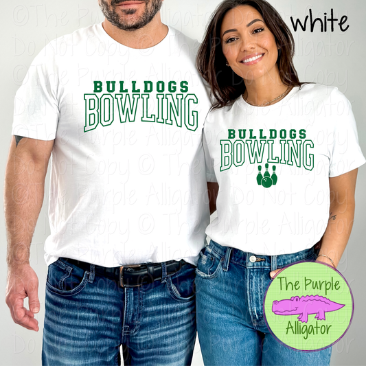 Bulldogs Bowling 9 - Custom Bowling Spirit Wear Mascot Apparel 0626 TPA