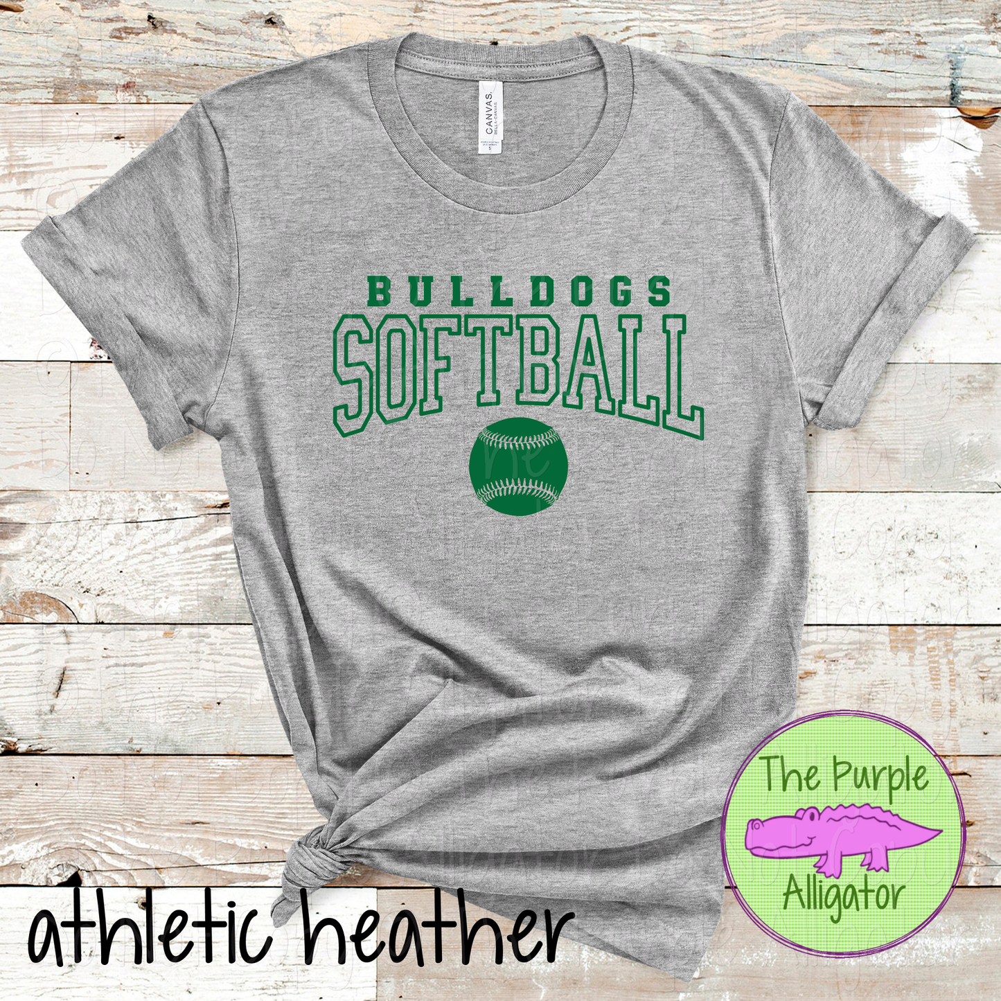 Bulldogs Softball 42 - Custom Softball Team Spirit Wear Mascot Apparel 0726 TPA
