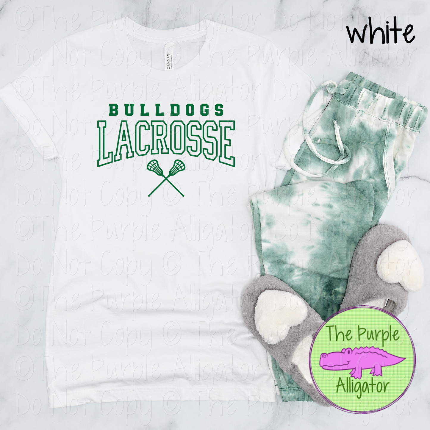 Bulldogs Lacrosse 4 - Custom Lacrosse Team Spirit Wear Mascot Apparel 0626 TPA