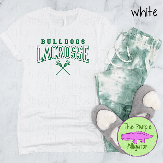 Bulldogs Lacrosse 4 - Custom Lacrosse Team Spirit Wear Mascot Apparel 0626 TPA