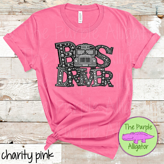 Bus Driver Faux Rhinestones (d2f TED)