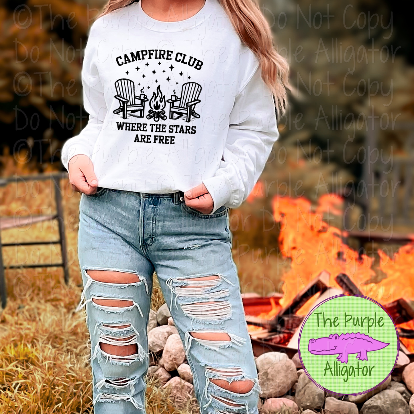 Campfire Club - Cozy Camping Graphic Tee 0625 JB