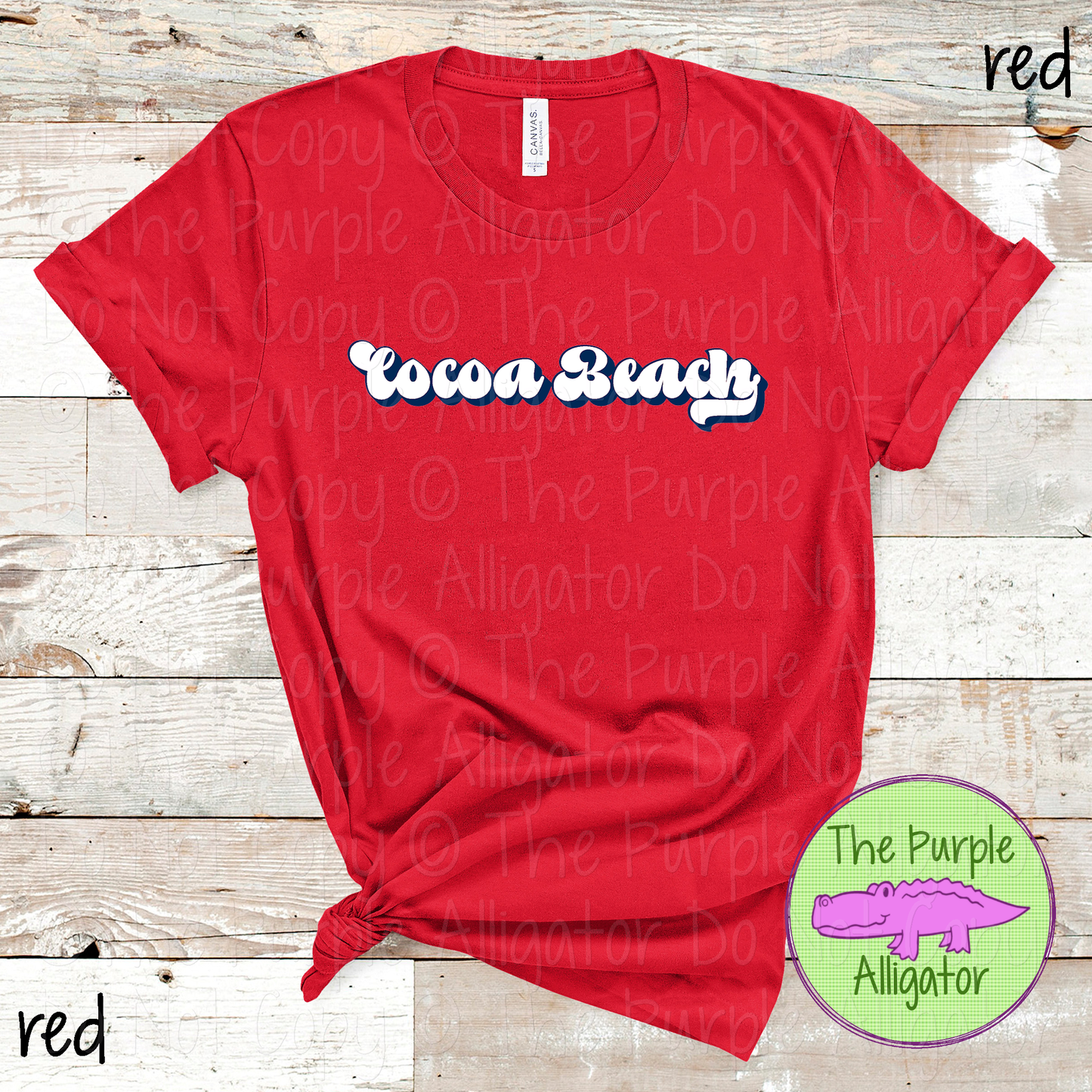Cocoa Beach Throwback – Custom School & Mascot Spirit Wear Apparel 0826 TPA