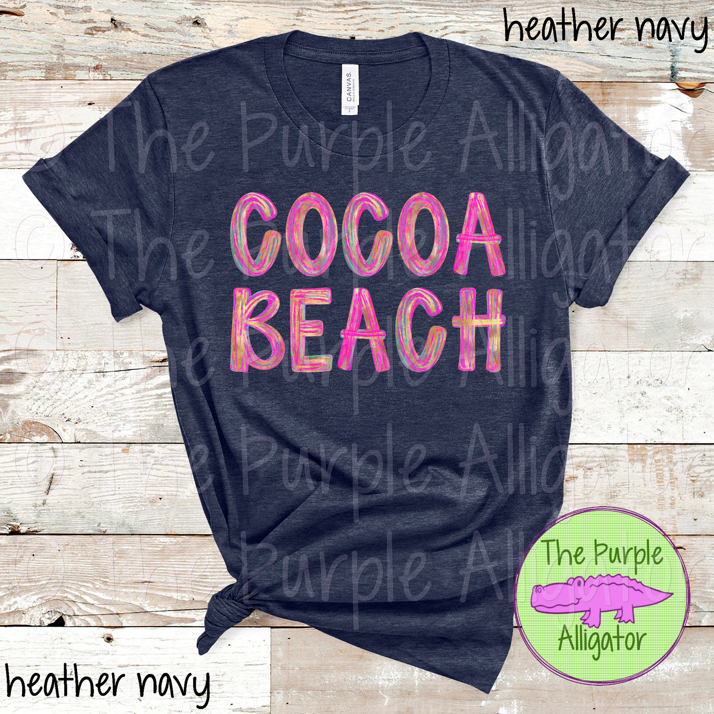 Cocoa Beach AJ Gold Distressed School Spirit (d2f TPA)