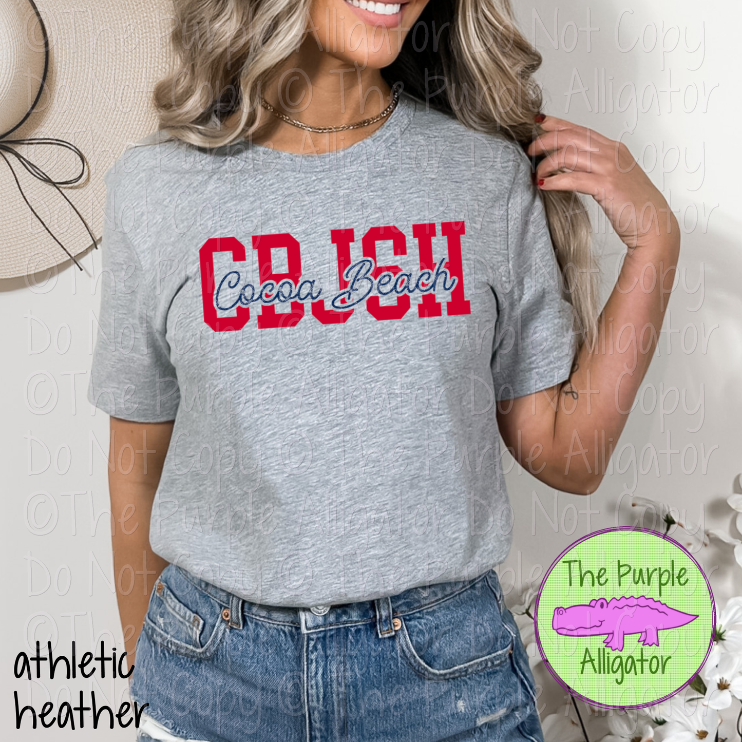 CBJSH Cocoa Beach CB Grunge School Spirit CHOOSE YOUR DESIGN COLORS 0125 (d2f TPA)