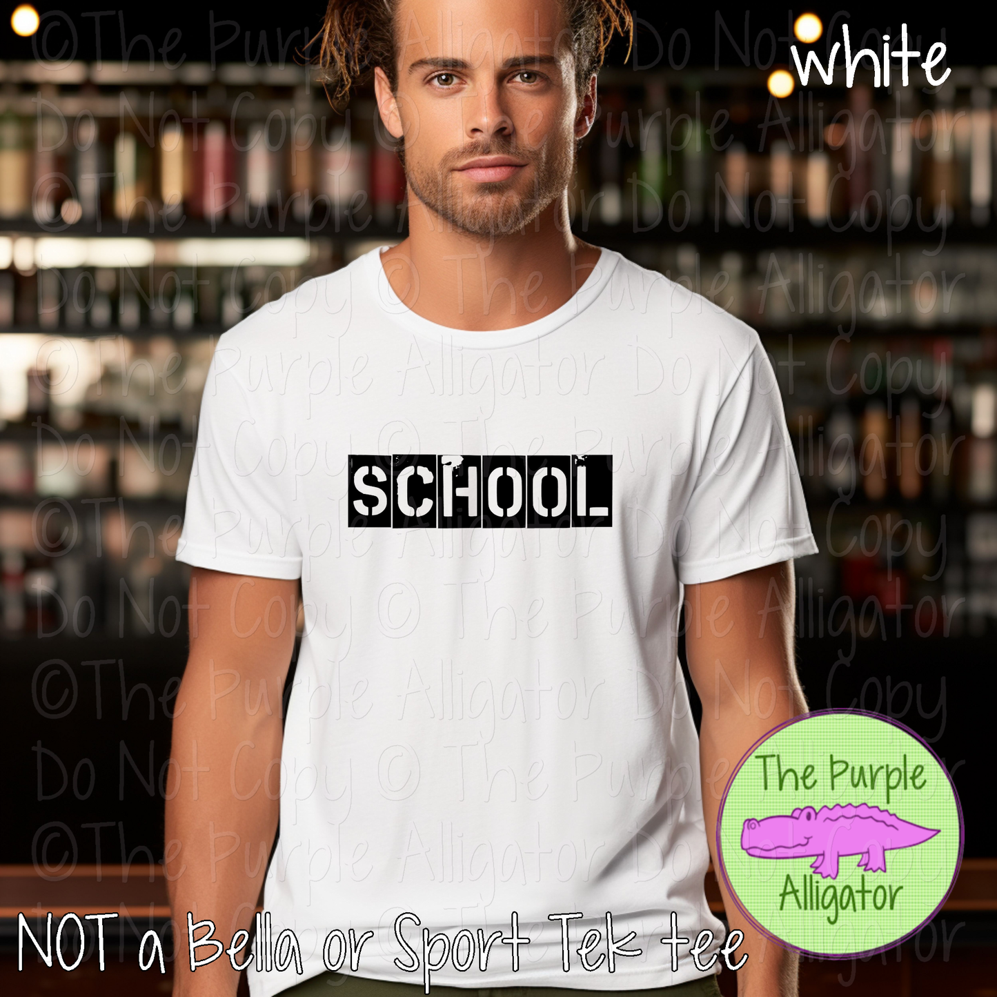 YOUR SCHOOL Chain of Command Stencil Spirit Wear - The Command Series 0226 TPA