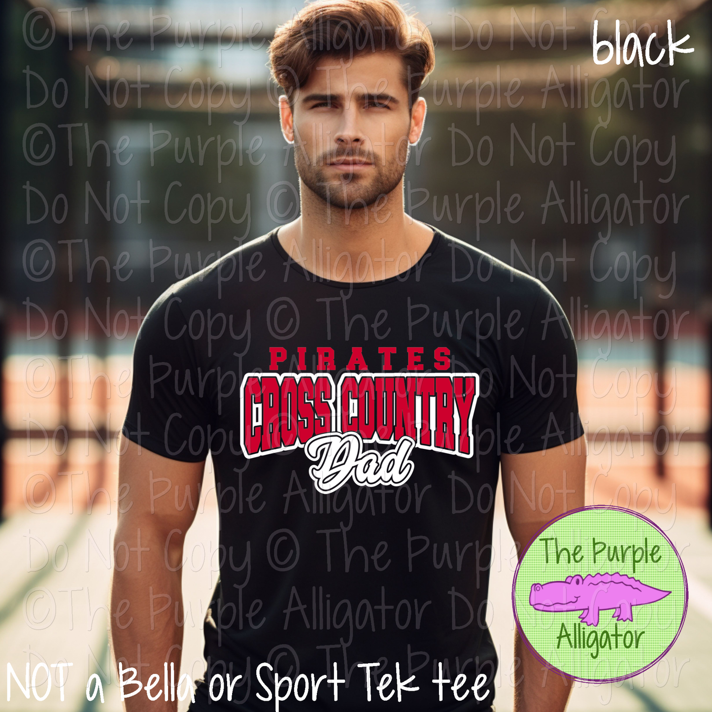 Pirates Cross Country Dad SC14 Mascot School Spirit Wear Team Gear - CHOOSE YOUR DESIGN COLORS - 0625 (d2f TPA)