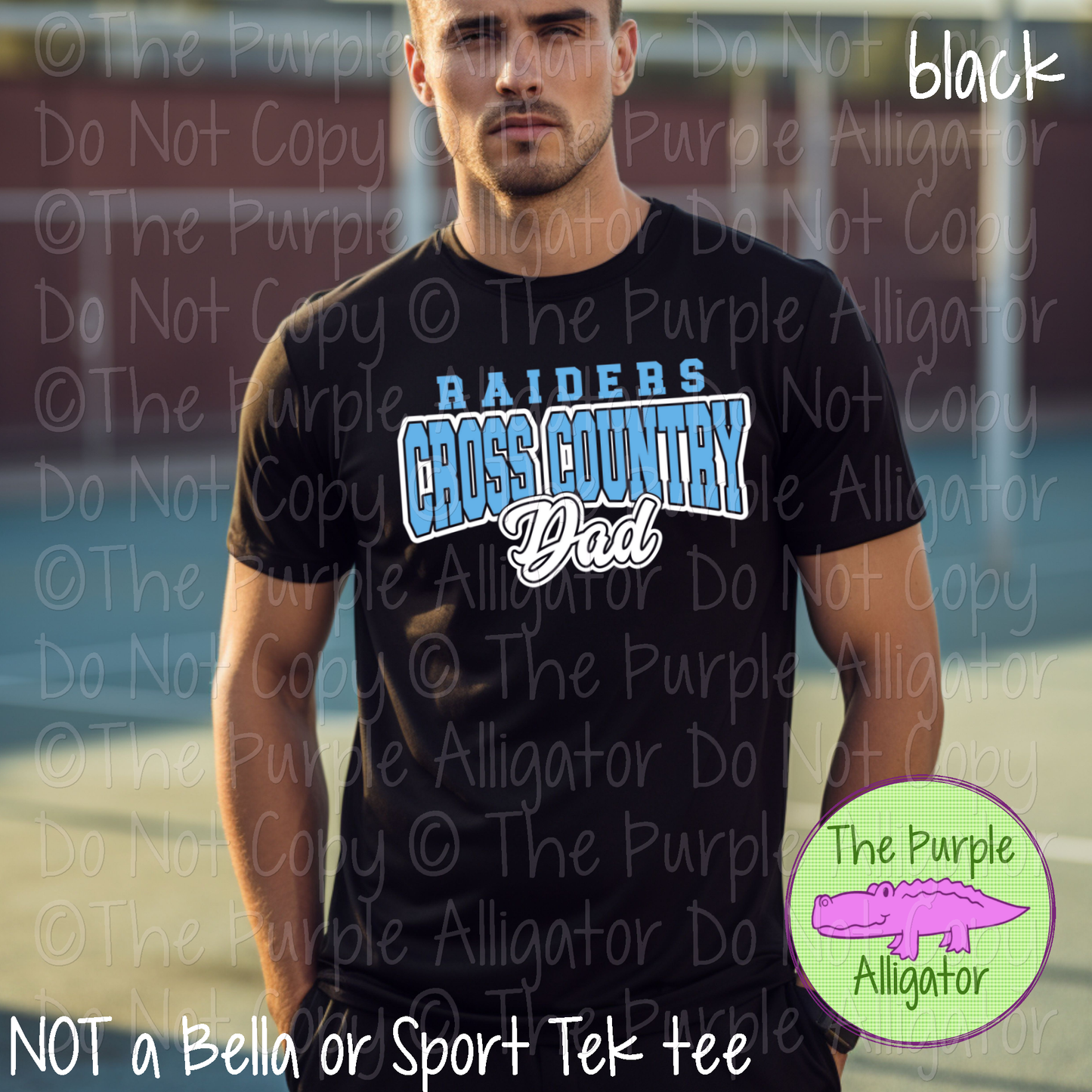 Raiders Cross Country Dad SC14 Mascot School Spirit Wear Team Gear - CHOOSE YOUR DESIGN COLORS - 0625 (d2f TPA)