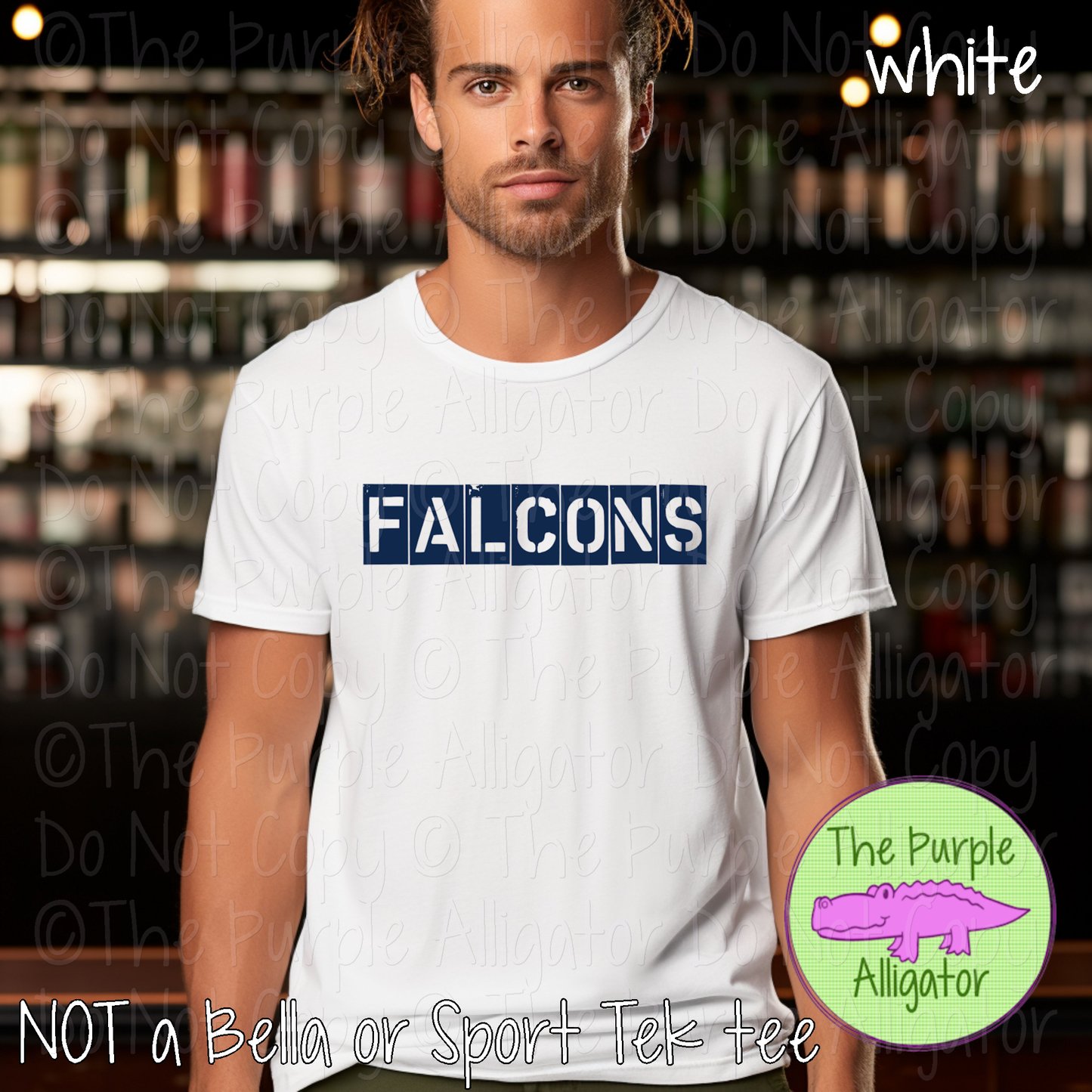Falcons Chain of Command Stencil Spirit Wear - The Command Series 0226 TPA