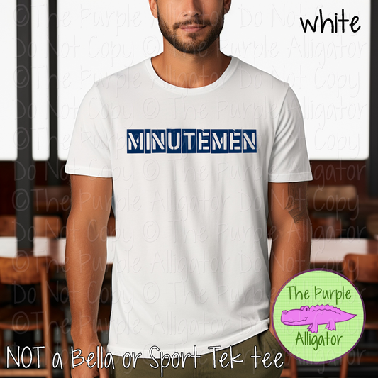 Minutemen Chain of Command Stencil Spirit Wear - The Command Series 0226 TPA