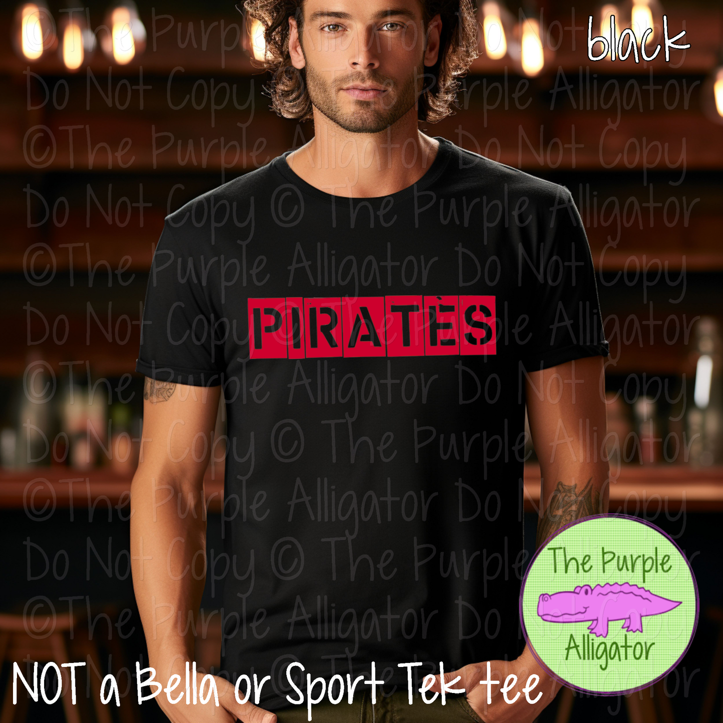 Pirates Chain of Command Stencil Spirit Wear - The Command Series 0226 TPA