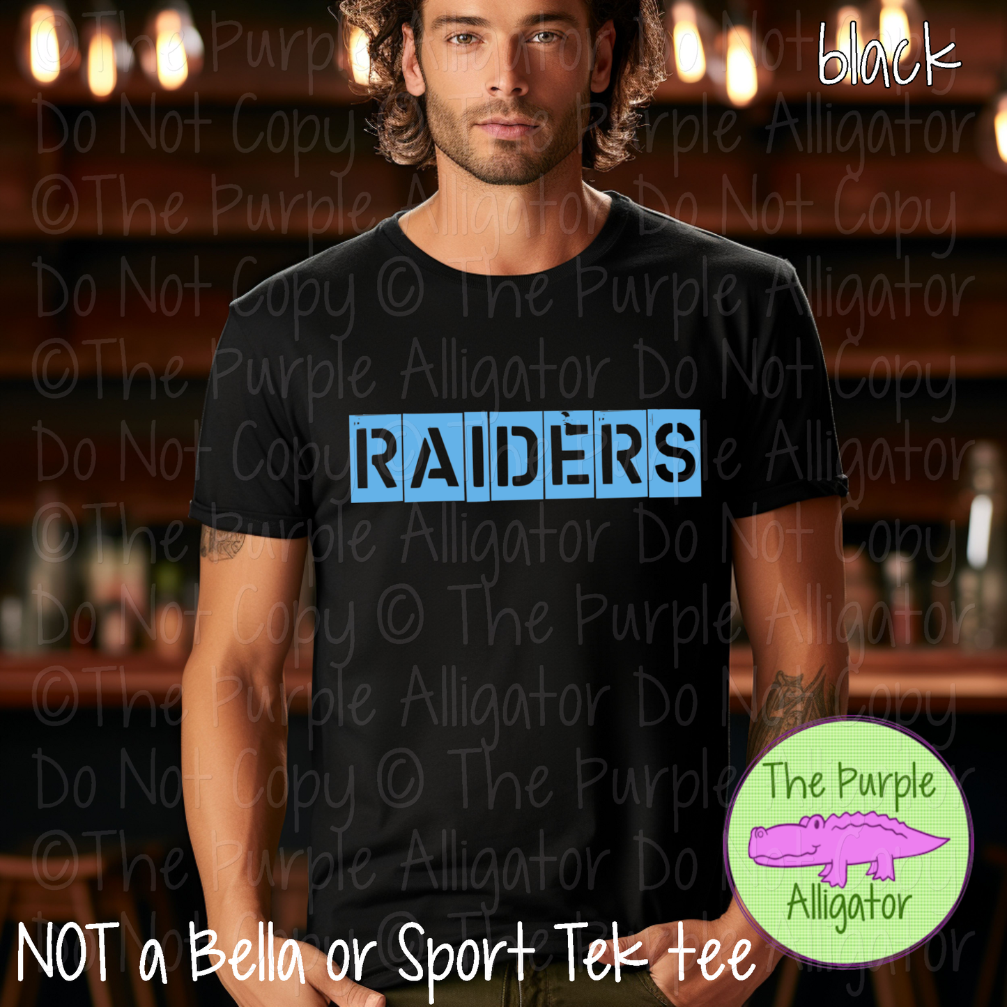 Raiders Chain of Command Stencil Spirit Wear - The Command Series 0226 TPA