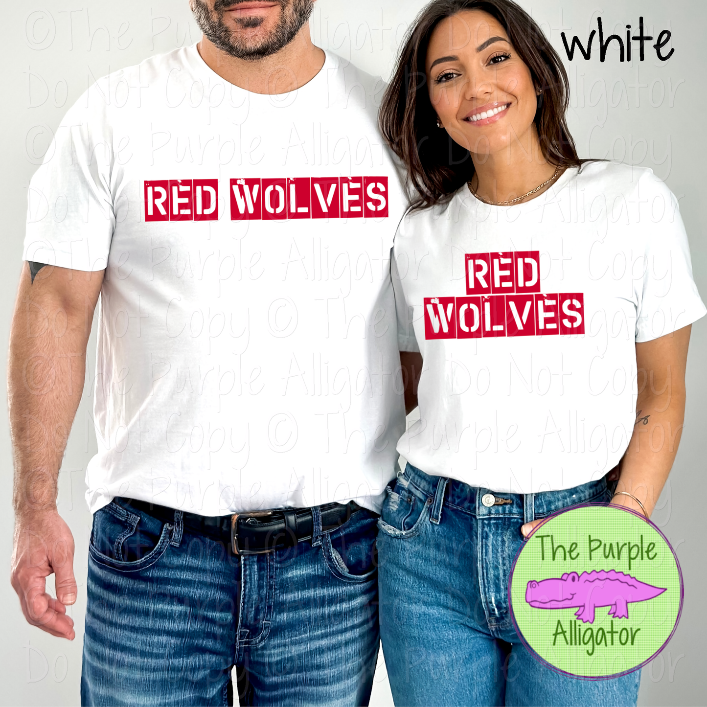 Red Wolves Chain of Command Stencil Spirit Wear - The Command Series 0226 TPA