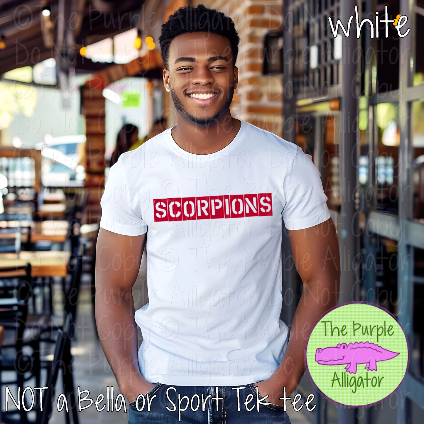 Scorpions Chain of Command Stencil Spirit Wear - The Command Series 0226 TPA