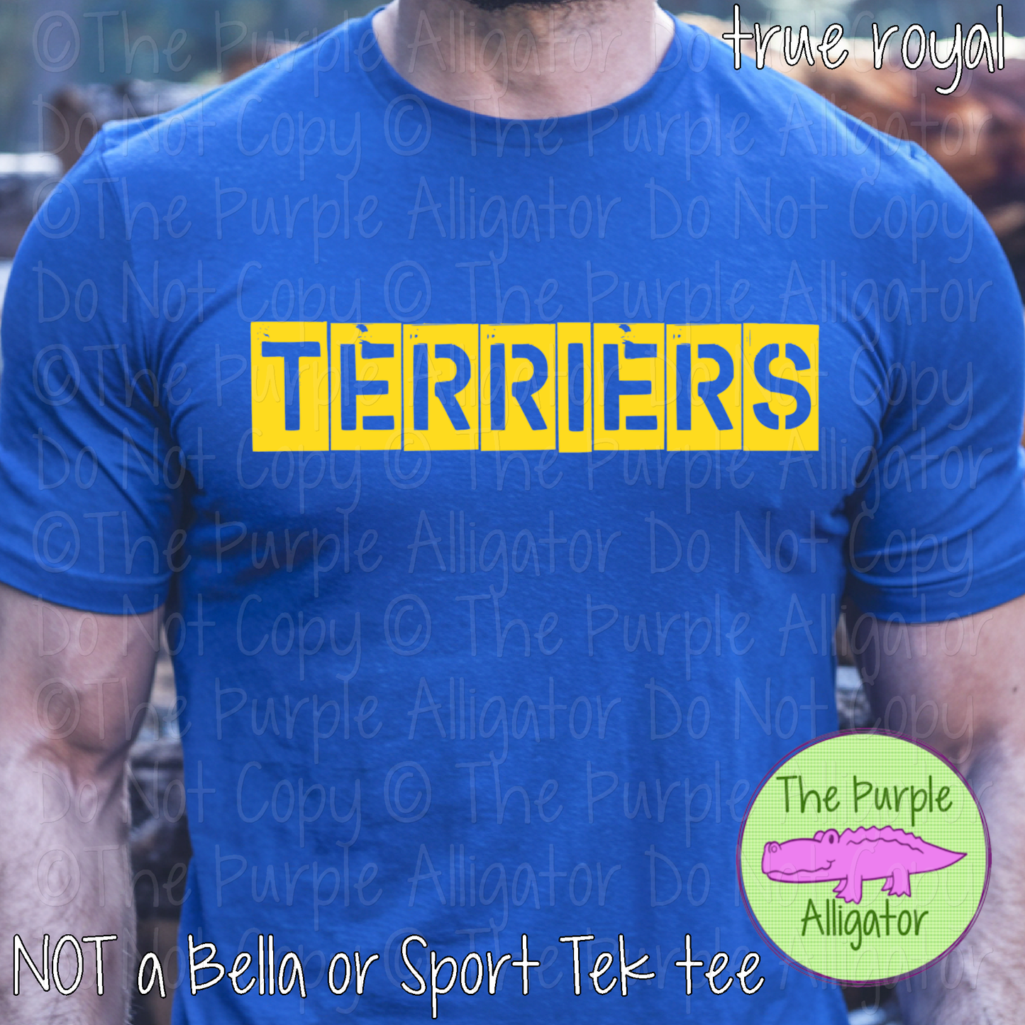 Terriers Chain of Command Stencil Spirit Wear - The Command Series 0226 TPA