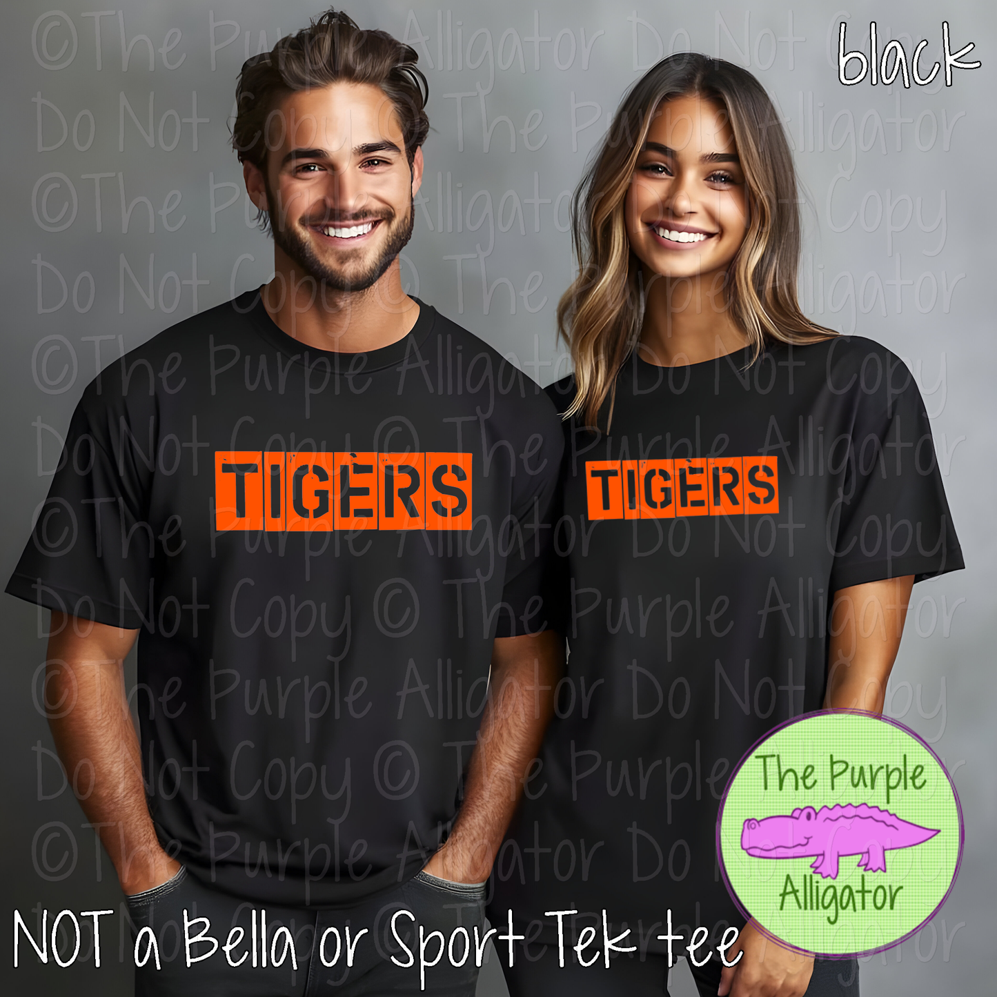 Tigers Chain of Command Stencil Spirit Wear - The Command Series 0226 TPA