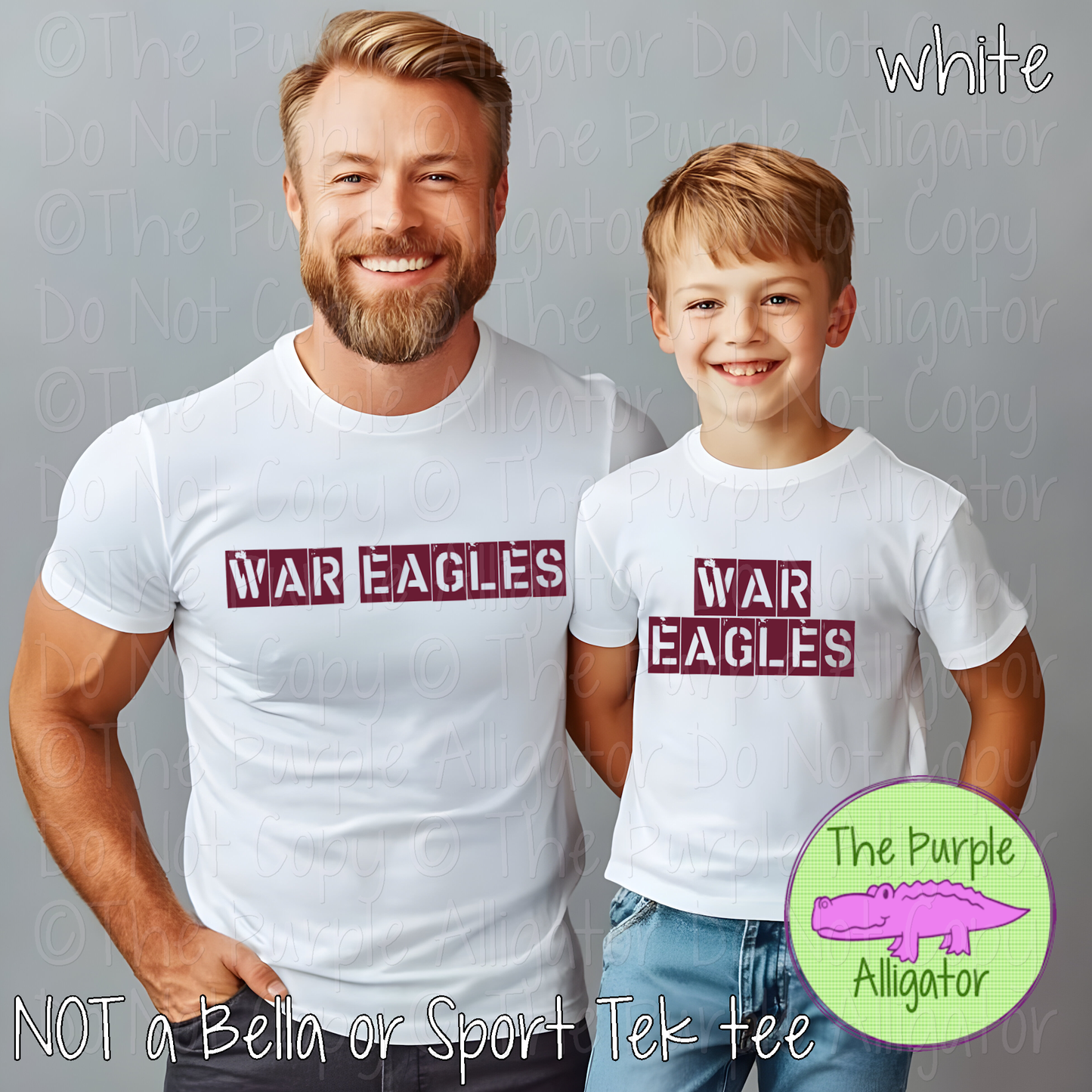 War Eagles Chain of Command Stencil Spirit Wear - The Command Series 0226 TPA