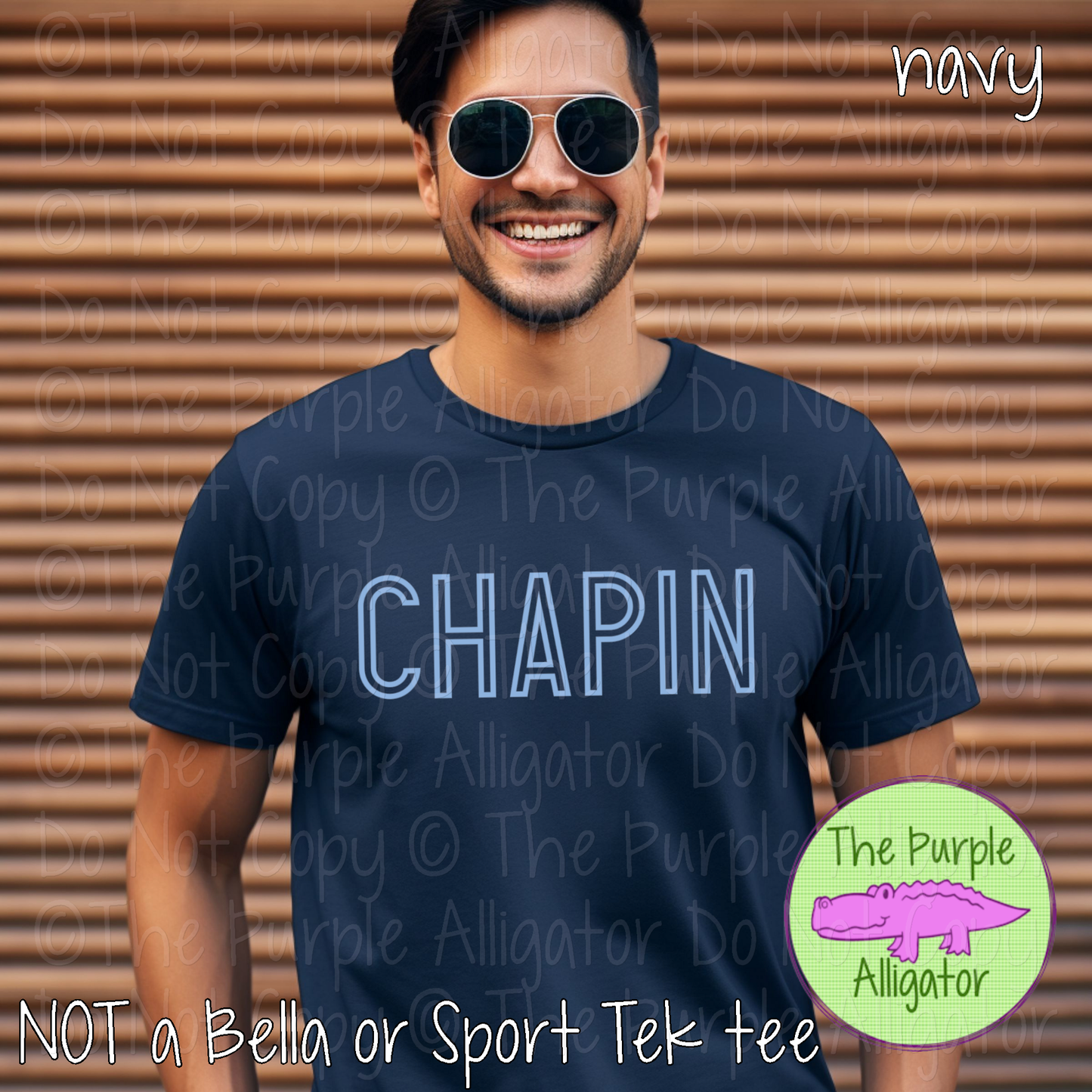 Chapin Iron Line - The Outline Series | Outline Spirit Wear Shirt - Bold Modern Block Design 0226 TPA