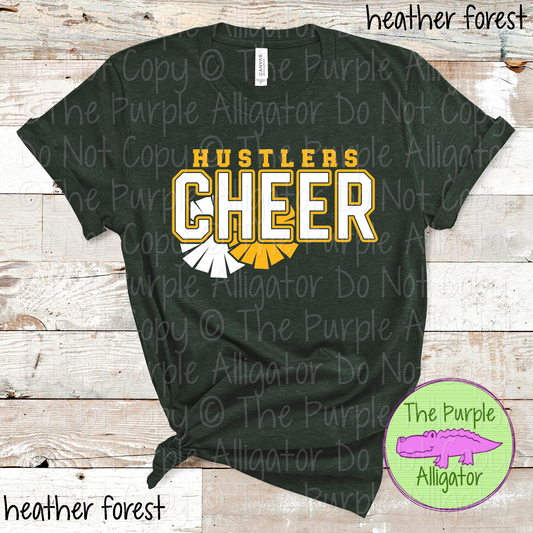 Hustlers Cheer SC34 Mascot School Spirit - CHOOSE YOUR DESIGN COLORS - 0625 (d2f TPA)