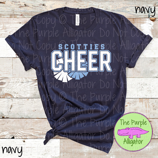 Scotties Cheer SC34 Mascot School Spirit - CHOOSE YOUR DESIGN COLORS - 0625 (d2f TPA)