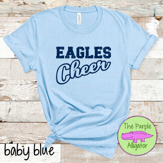 Eagles Hollow Cheer SC16 Mascot School Spirit Team Swag - CHOOSE YOUR DESIGN COLOR - 0625 (d2f TPA)