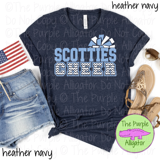 Scotties Cheer SC8 Mascot School Spirit - CHOOSE YOUR DESIGN COLORS - 0625 (d2f TPA)
