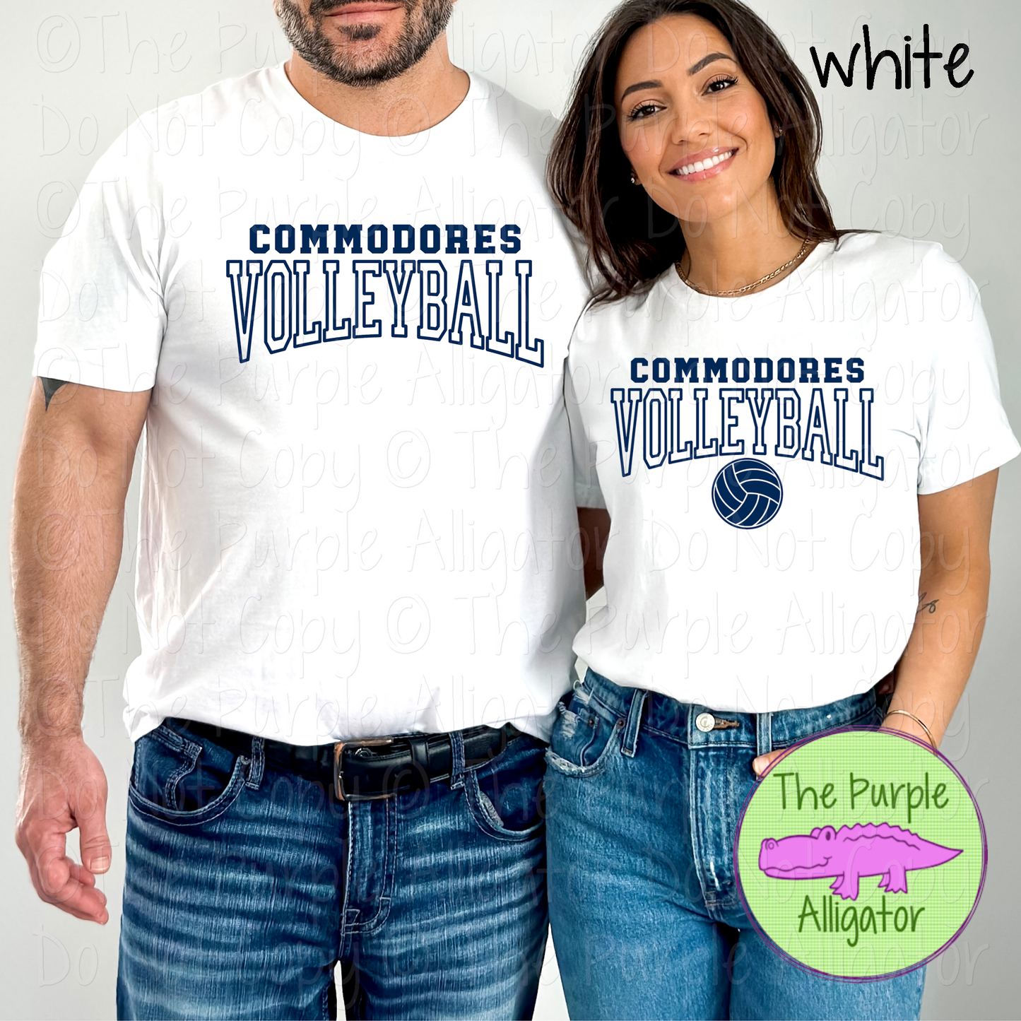 Commodores Volleyball 49 - Custom Volleyball Spirit Wear Mascot Apparel 0626 TPA