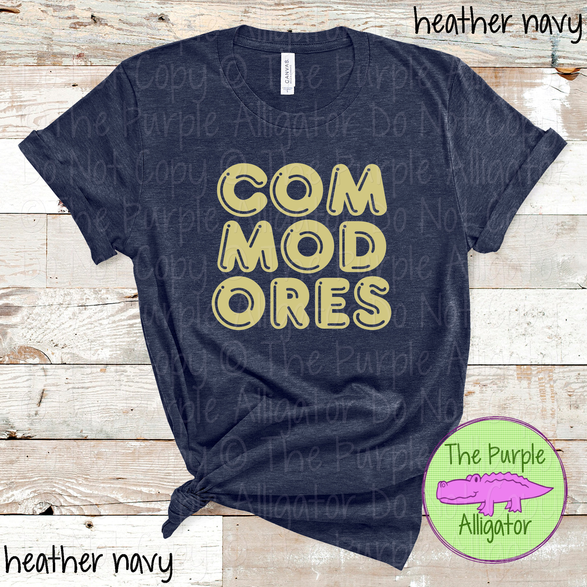 Commodores Bubble Roundabout – Custom Spirit Wear Mascot Apparel 0424 TPA