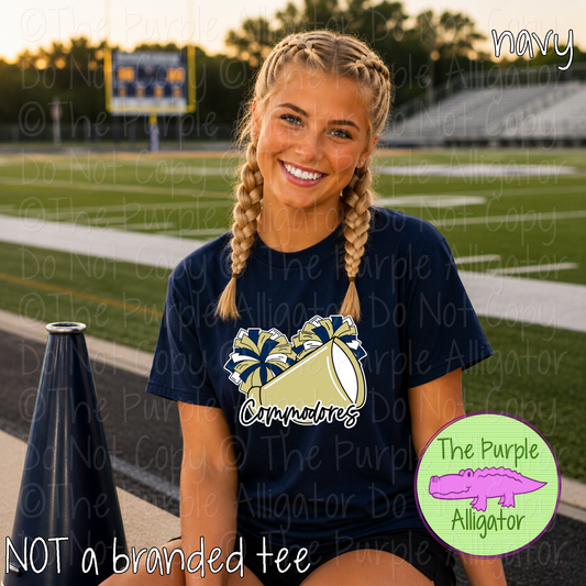 Commodores Spirit Shout – Custom Cheer Spirit Wear Mascot Apparel 0926 TPA