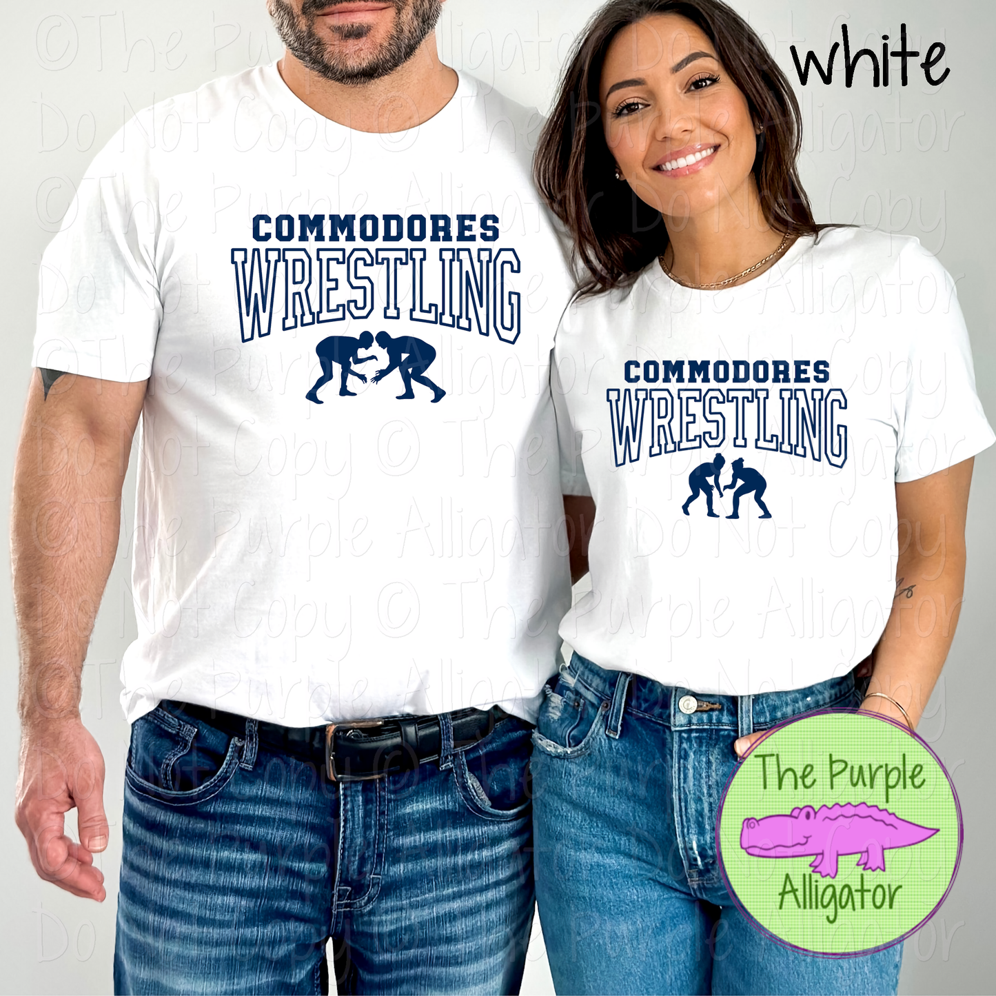 Commodores Wrestling 7 - Custom Wrestling Team Spirit Wear Mascot Apparel 0626