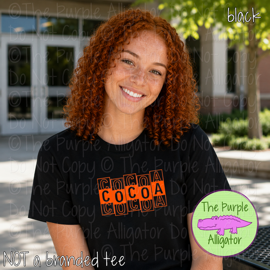 Cocoa Side Step - The Stacked Series – Custom Spirit Wear School & Mascot Apparel 0926 TPA