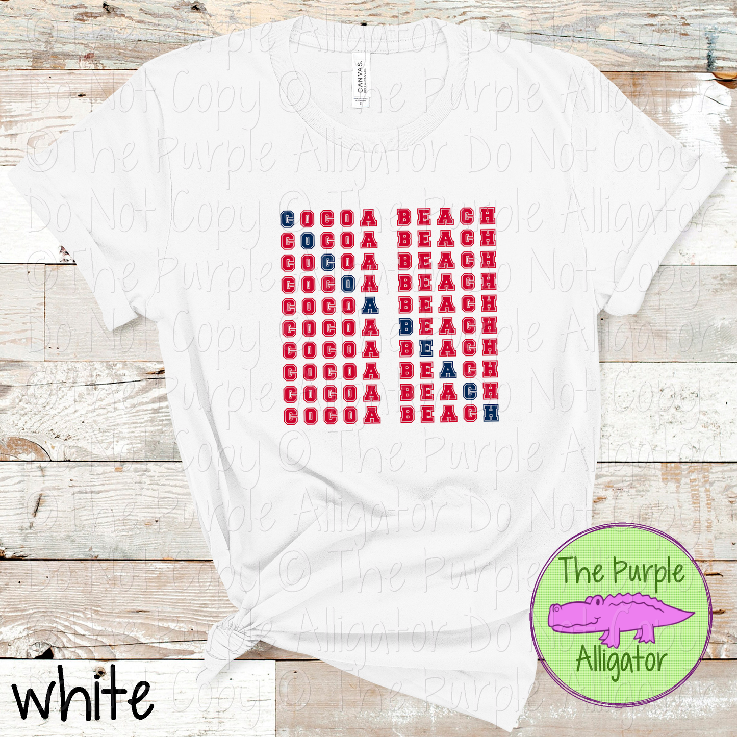 Cocoa Beach 2 Color Stack - The Stacked Series | Custom Spirit Wear for Teachers, Students & Fans 0725 TPA