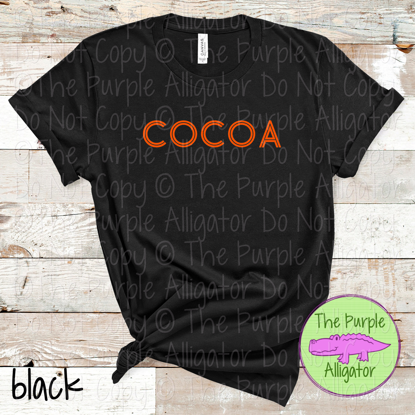 Cocoa Dualline Classic – The Retro Line Series Vintage Double Line Lettering Custom Spirit Wear 0426 TPA
