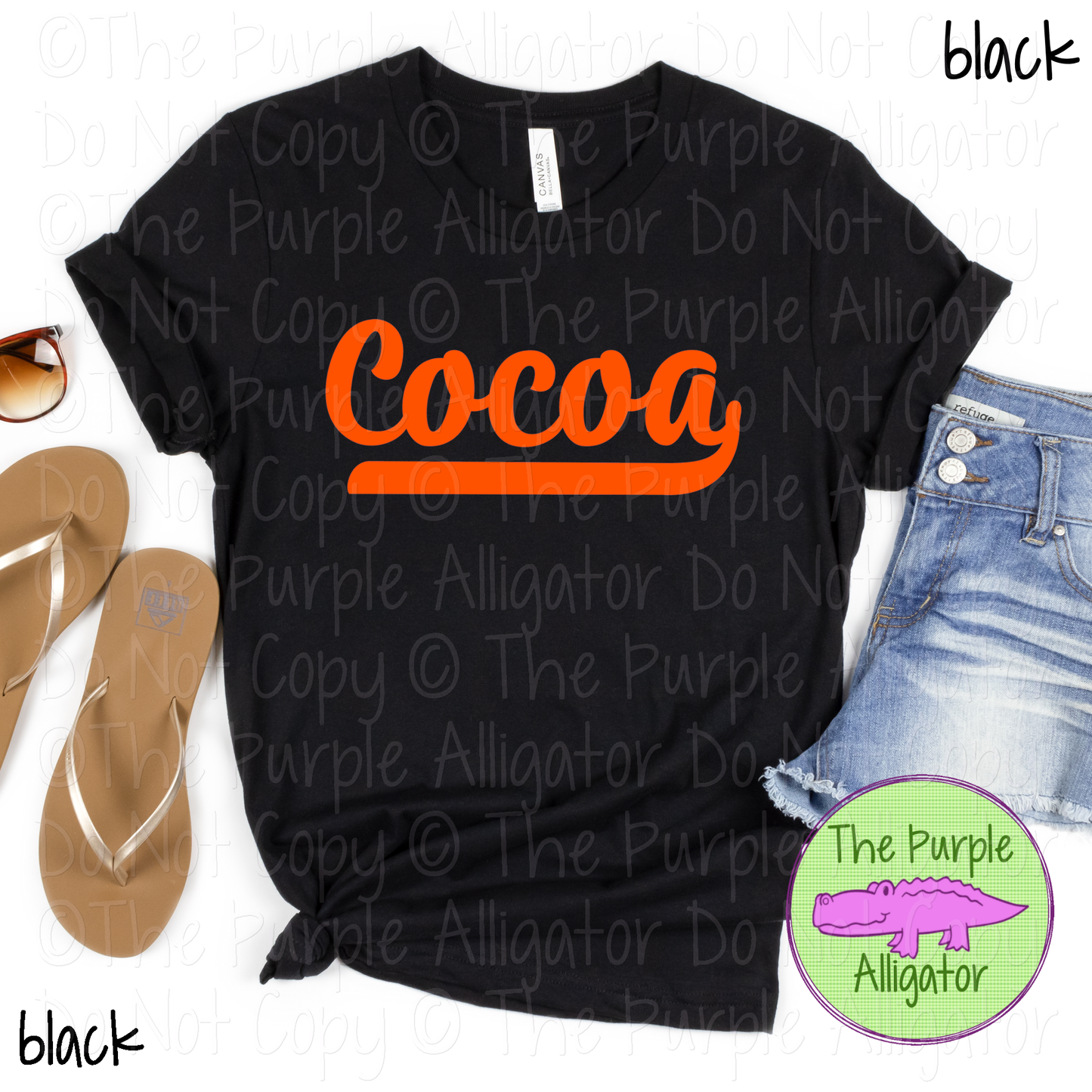 Cocoa Drive - The Signature Series | Bold Swash Script Spirit Wear 0226 TPA