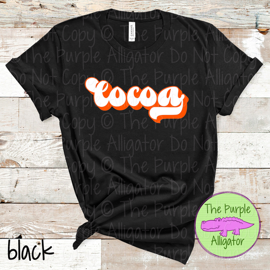 Cocoa Throwback – Custom School & Mascot Spirit Wear Apparel 0826 TPA