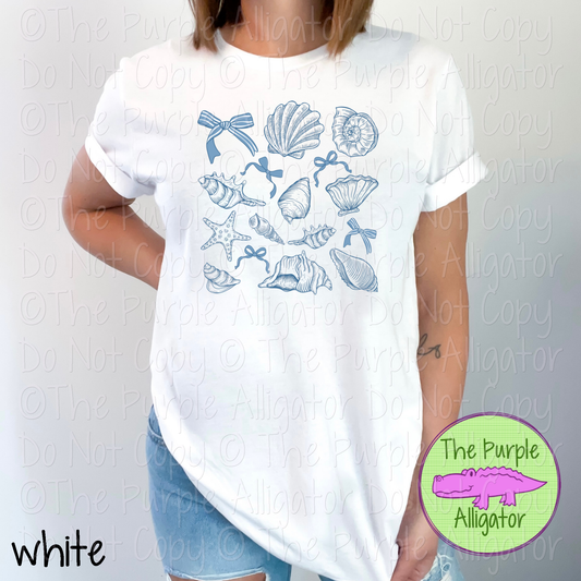 Coastal Seashells Coquette Retro Summer 0225 (d2f TRA)