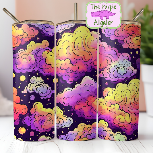 Colorful Clouds (DRD) 20oz Tumbler