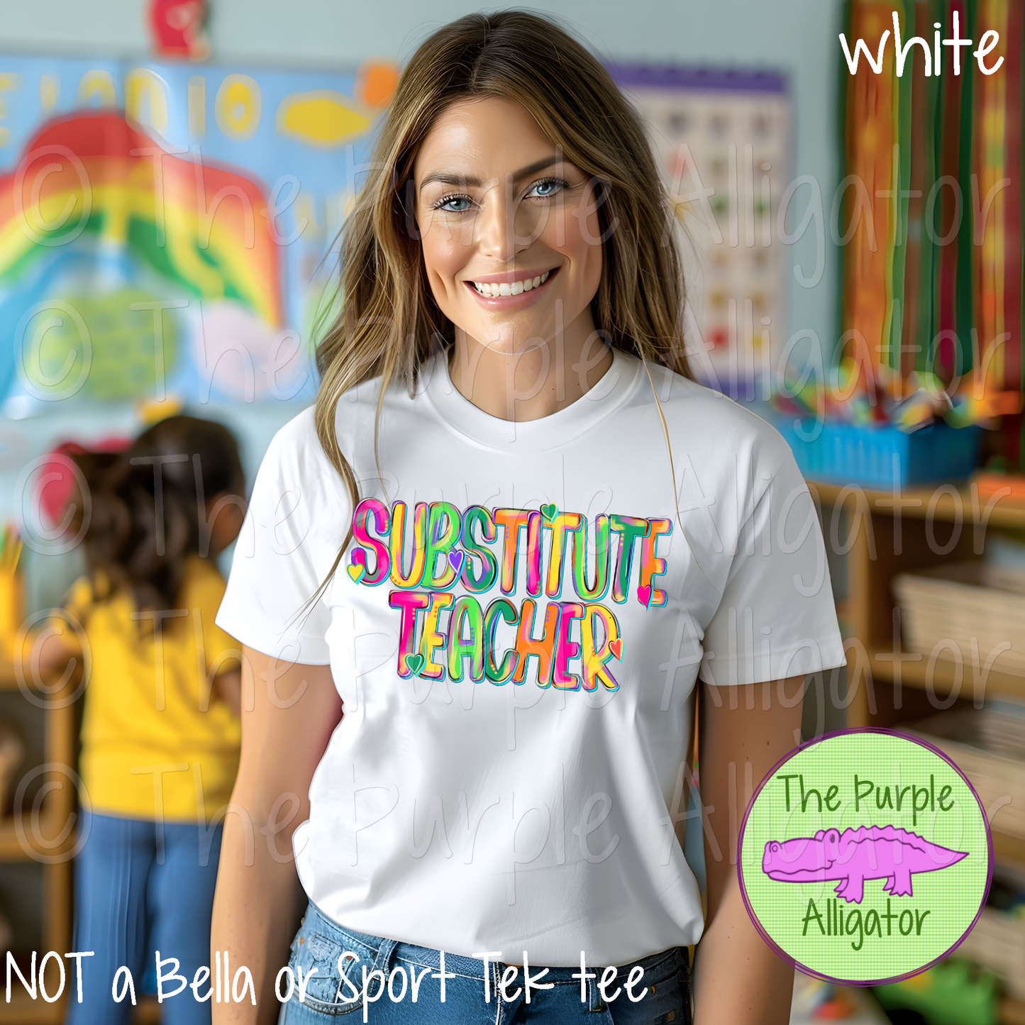 Colorful Substitute Teacher 1024 (d2f RD)