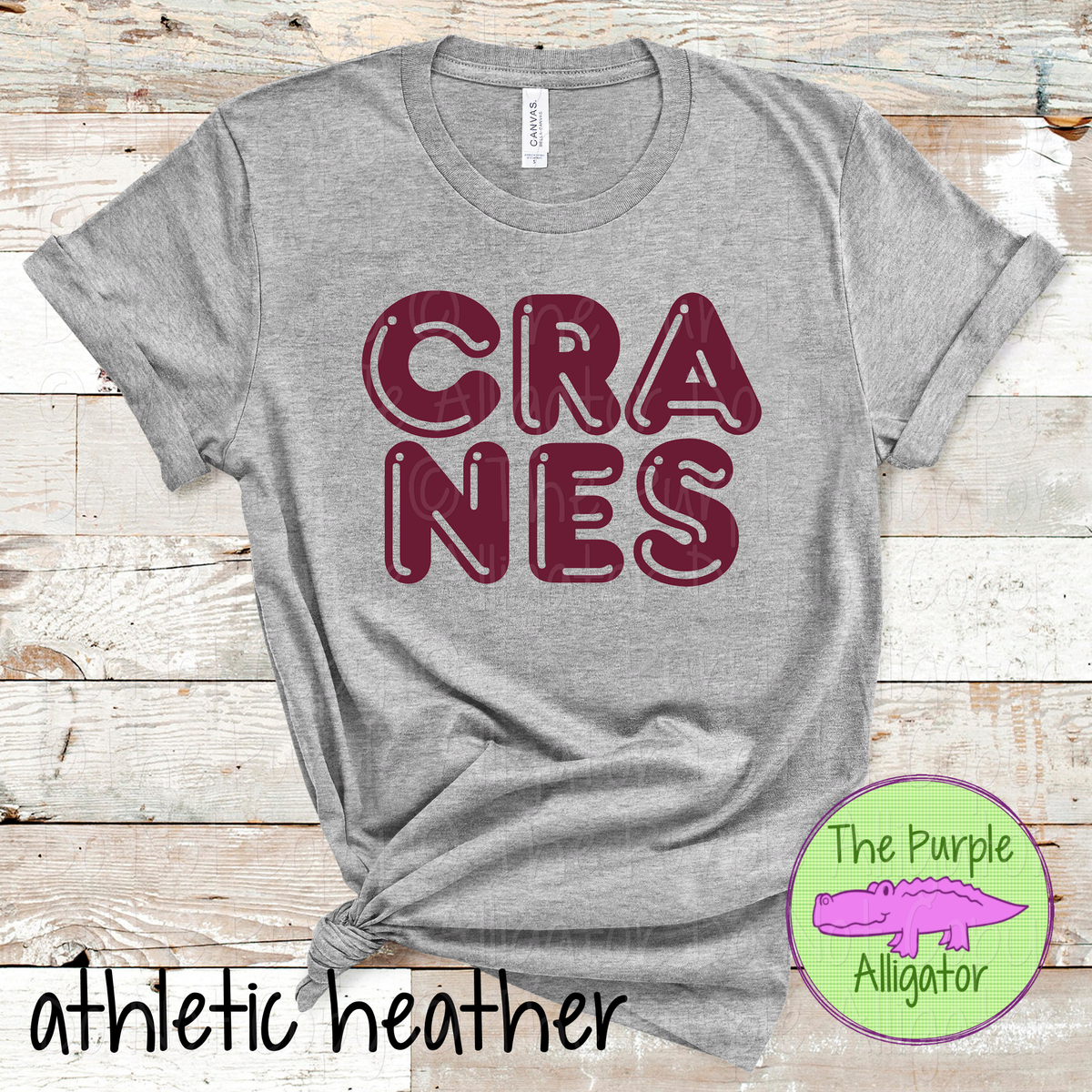 Cranes Bubble Roundabout – Custom Spirit Wear Mascot Apparel 0424 TPA