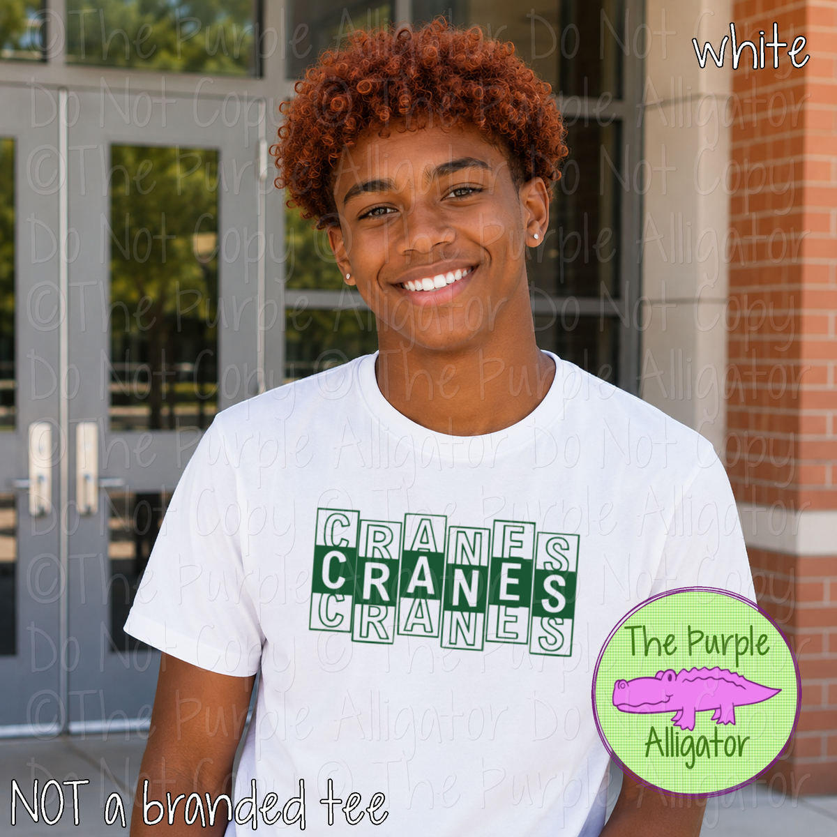 Cranes Side Step - The Stacked Series – Custom Spirit Wear School & Mascot Apparel 0926 TPA