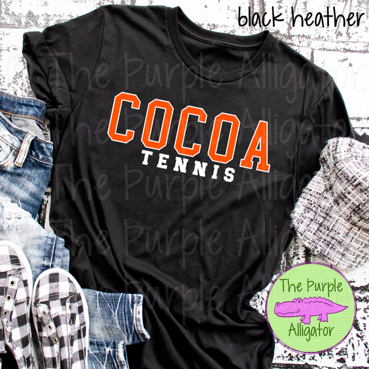 Cocoa Tennis CB-JPST Mascot School Spirit (d2f TPA)