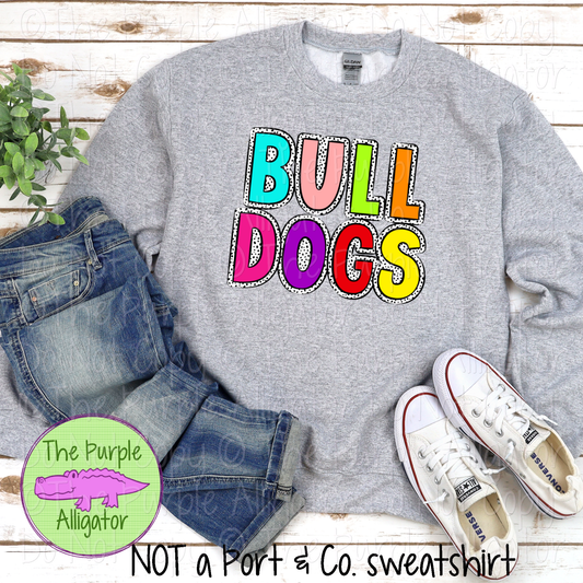 Bulldogs Dalmatian Marquee Mascot School Spirit 1224 (d2f TPA)