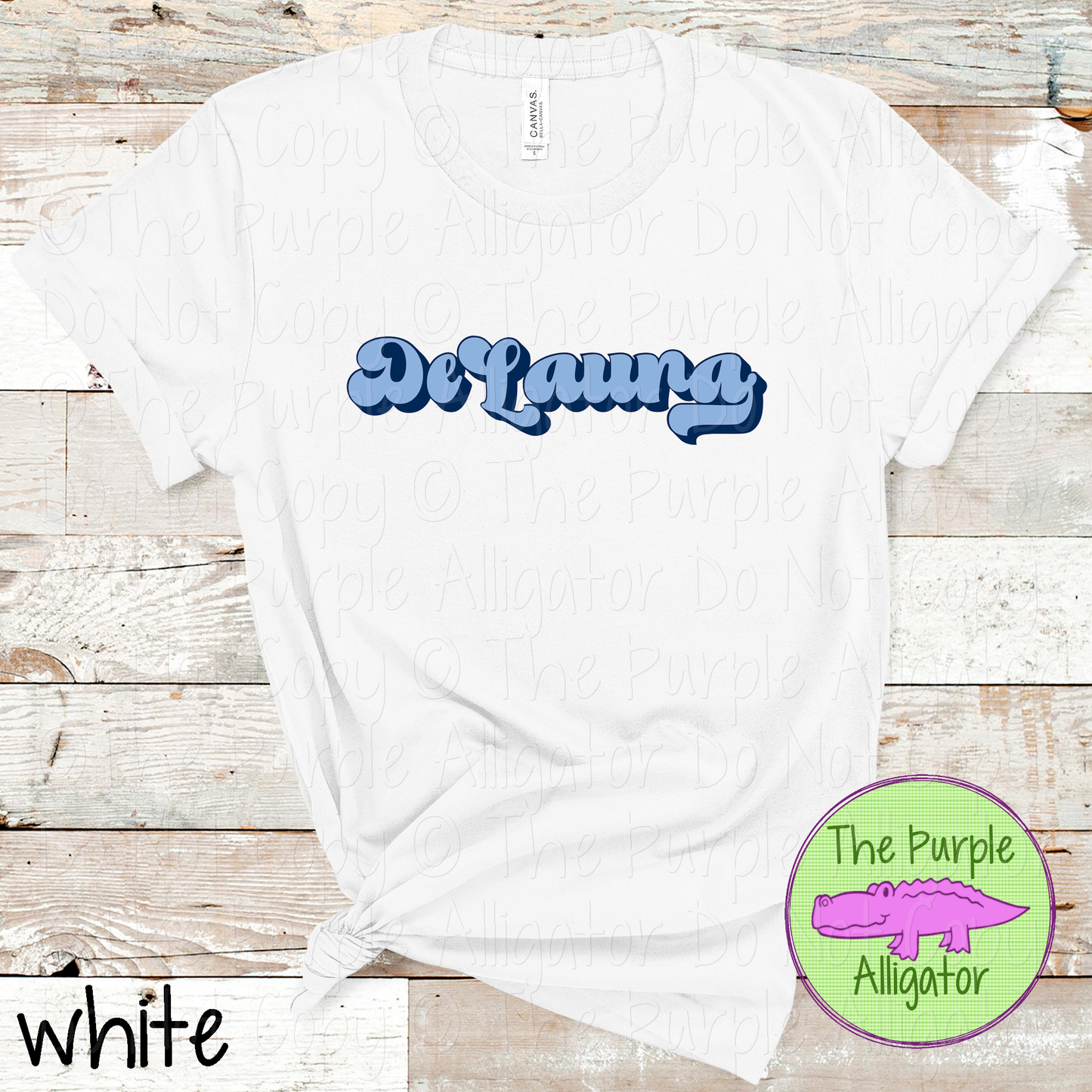 DeLaura Throwback – Custom School & Mascot Spirit Wear Apparel 0826 TPA